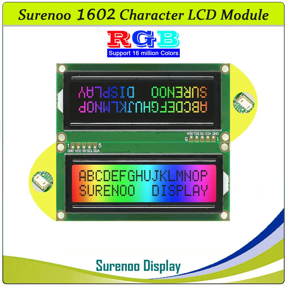 Lcd 1602 - Grove 162 16X2 1602 3.3-5V Nối