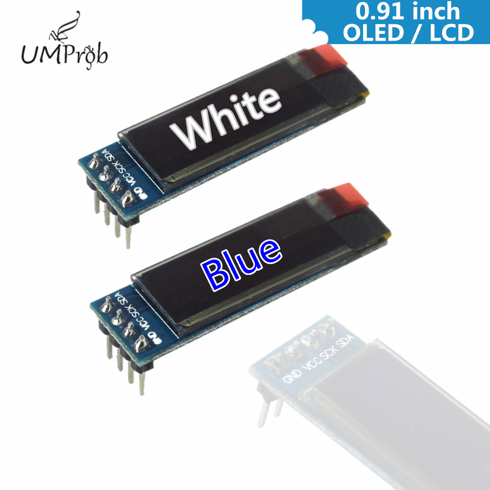 0.91 Inch 128X32 IIC I2C Trắng - đánh giá và giá Ssd1306
