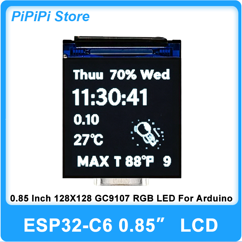ESP32 C6 0.85 Inch 128X128 IPS - đánh giá và giá Sd Card Module