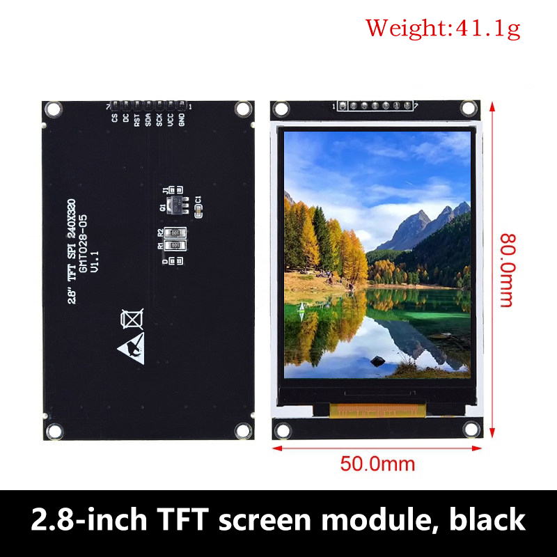 1.77/2.0/2.4/2.8 Inch SPI TFT  - đánh giá và giá Tft Display 2.4