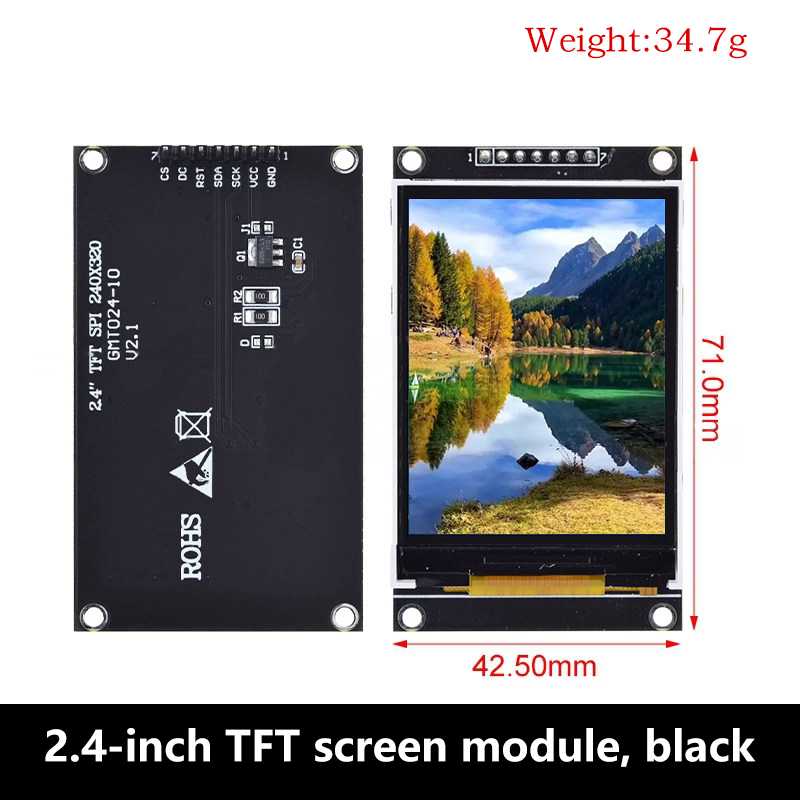 1.77/2.0/2.4/2.8 Inch SPI TFT  - đánh giá và giá Tft Display 2.4