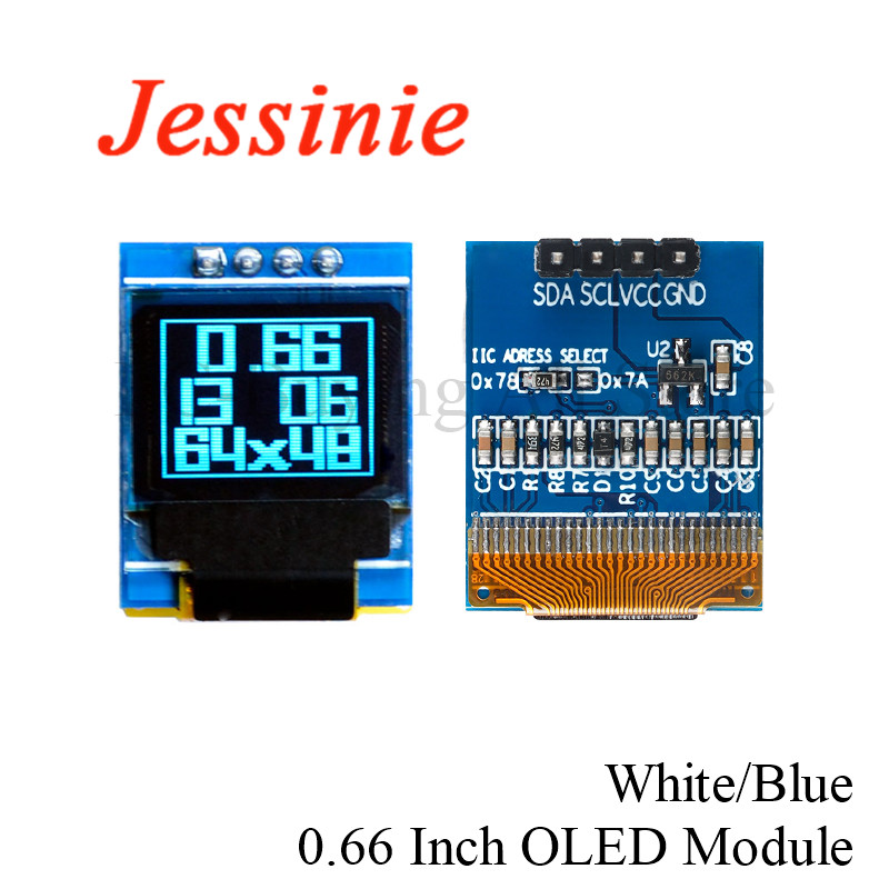 Màn Hình OLED 0.66 Inch LCD &  - đánh giá và giá Ssd1306