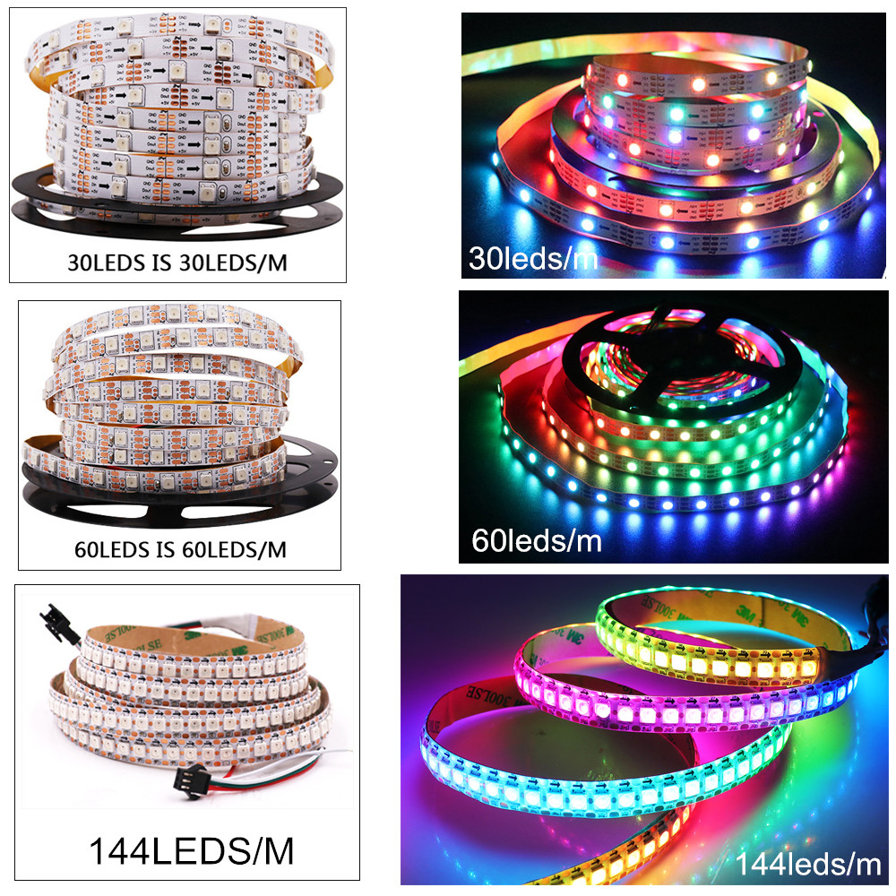 DC 5V WS2812B Dây Đèn LED Chốn - đánh giá và giá Ws2812B Strip 5V