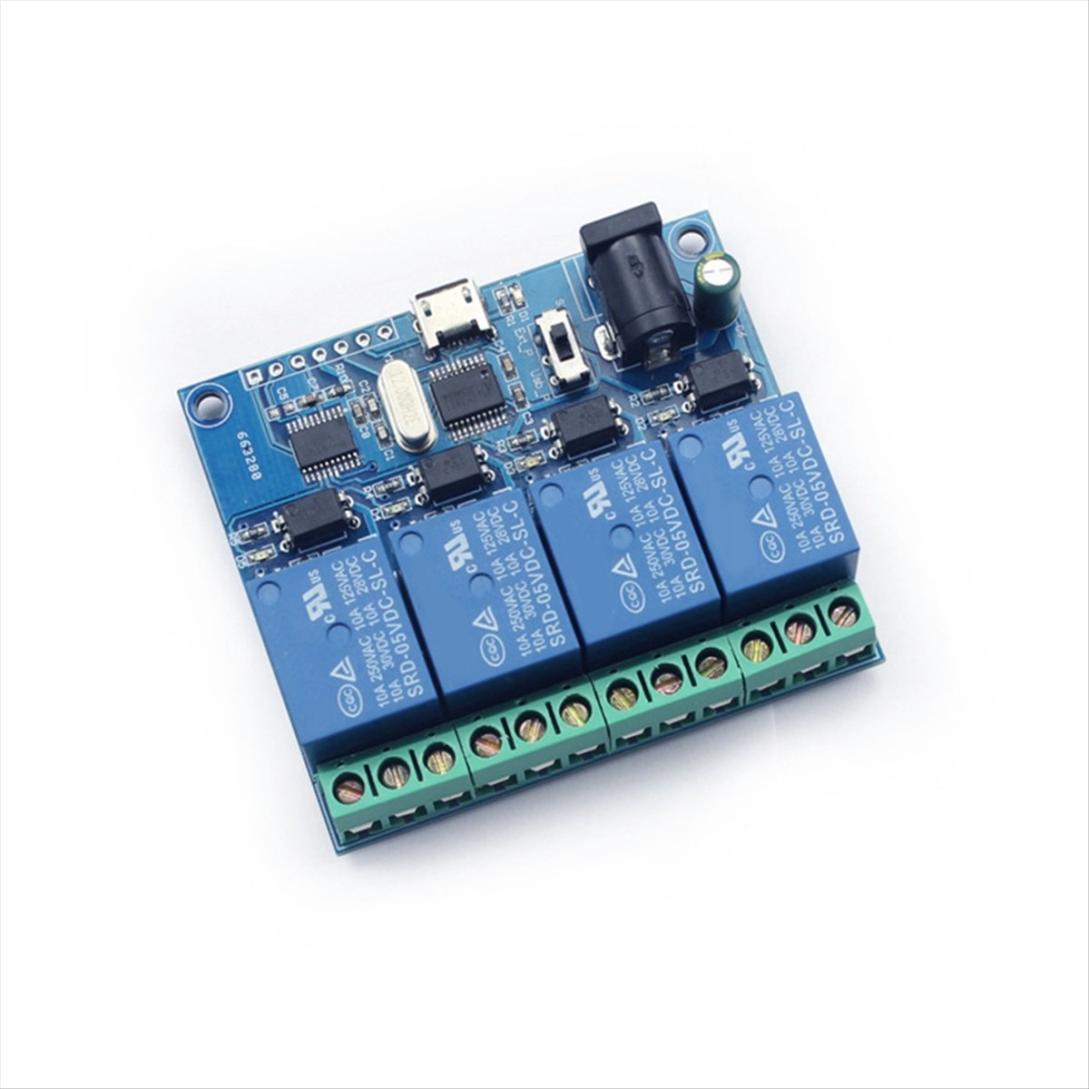 AT42 4 Channel USB Relay Modul - đánh giá và giá Relay Module 4 Channel