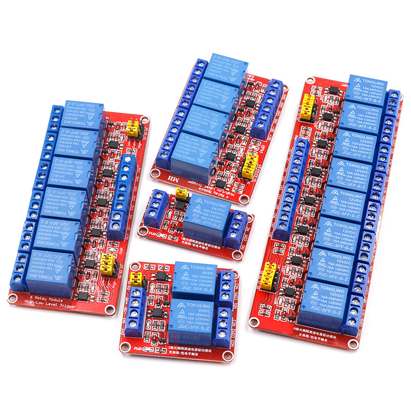1/2/4/8-channel 5v/12v/24v Rel - đánh giá và giá Relay Module 4 Channel