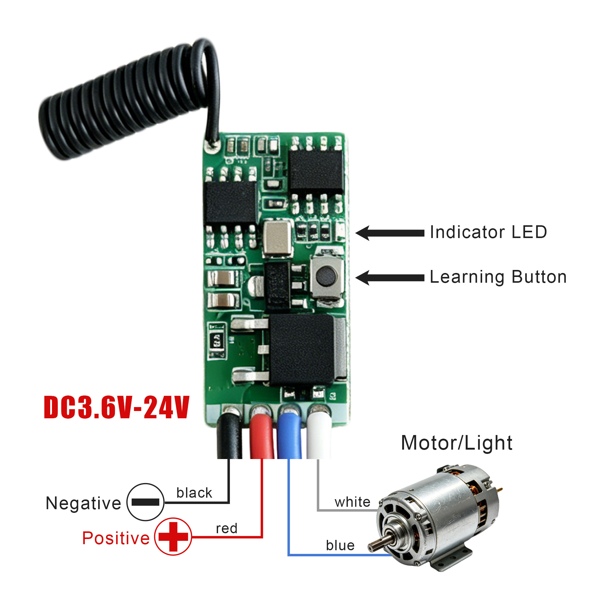 DC 3.7V-24V 433MHz Mini Wirele - đánh giá và giá Joystick Module