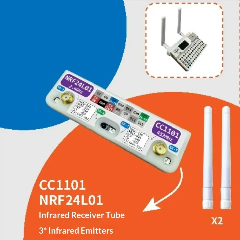 M5Stack CardPuter 3 In 1 RF Mo - đánh giá và giá Nrf24L01