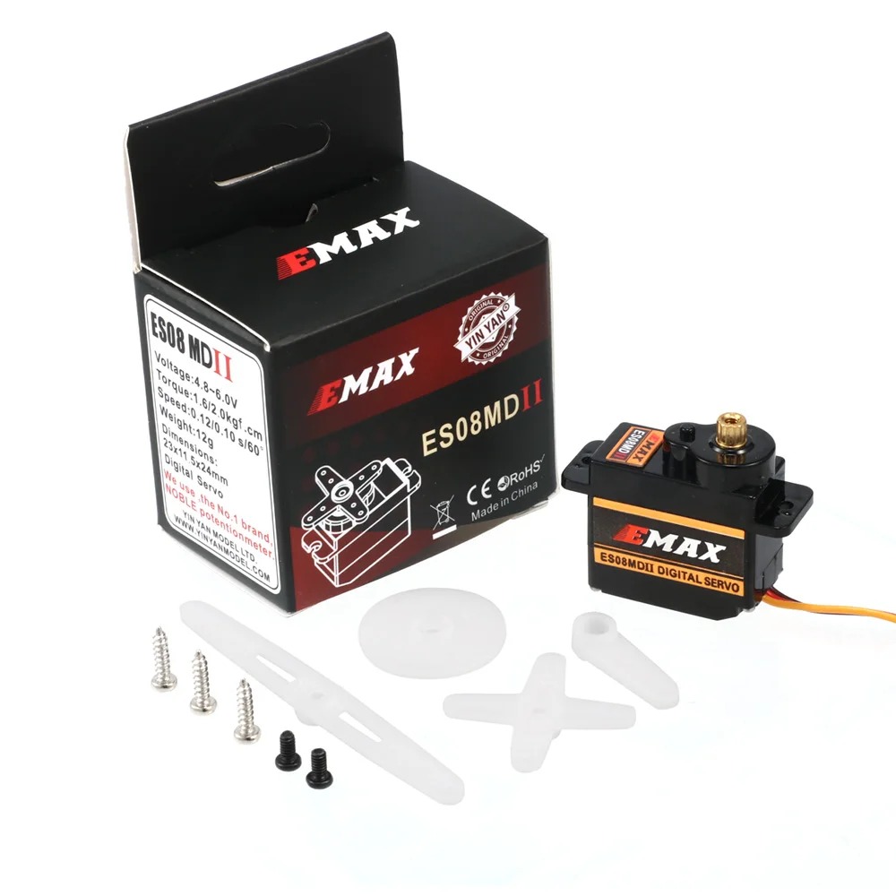EMAX ES08MDII  ES08MD II Metal - đánh giá và giá Servo Sg90