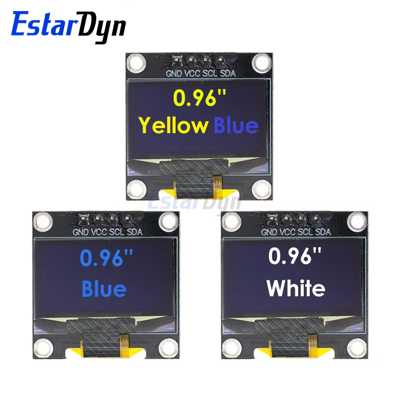 0.96 inch IIC SPI Serial 7/4Pi - đánh giá và giá Oled Display 0.96