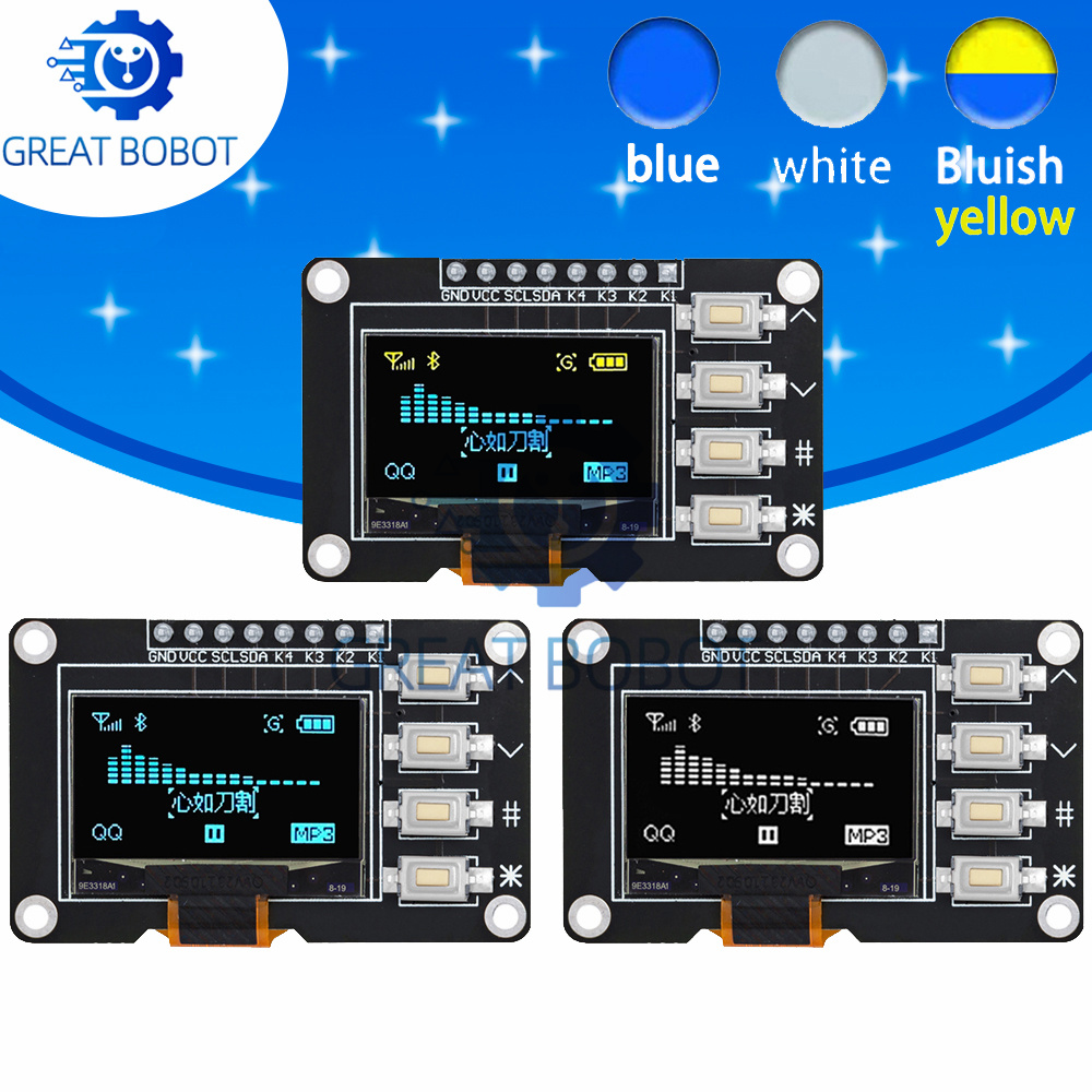 1~2pcs 0.96 inch OLED IIC Whit - đánh giá và giá Ssd1306