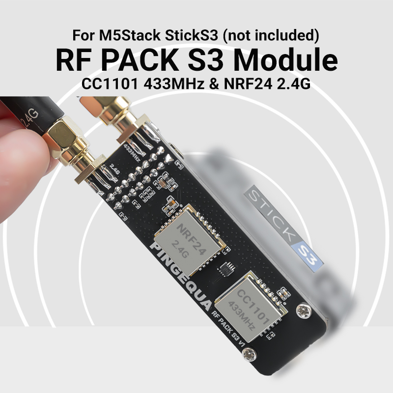 M5Stack StickS3 Dual-Band Modu - đánh giá và giá Nrf24L01