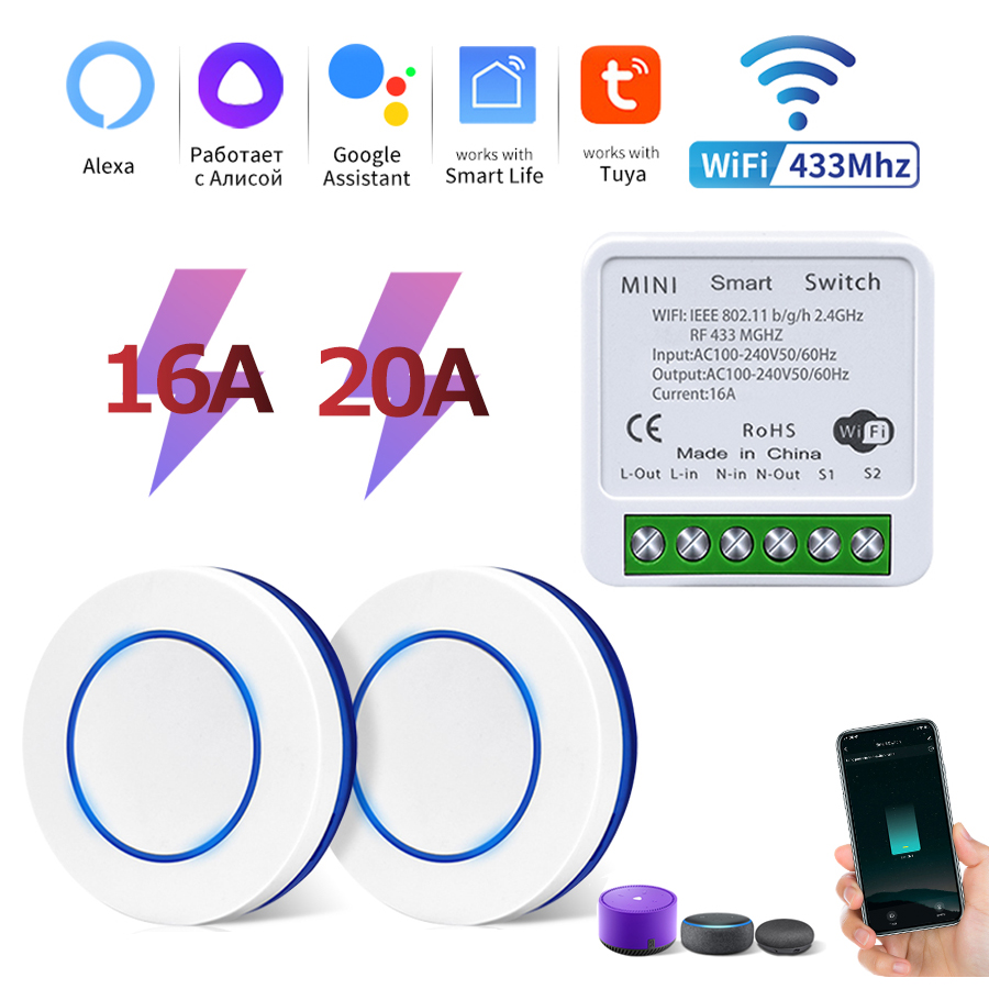 Tuya Wifi Smart Switch RF 433M - đánh giá và giá Joystick Module