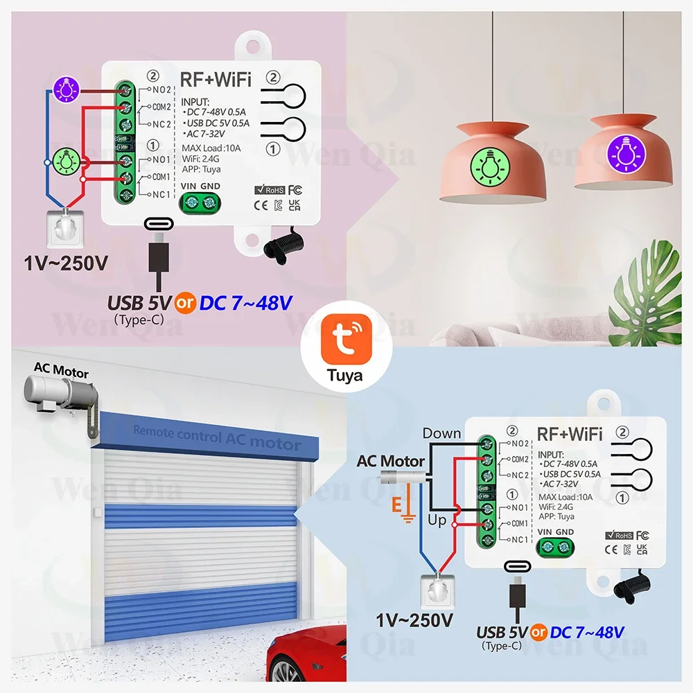 2CH Smart Light Switch Tuya,Wi - đánh giá và giá Ir Remote Module