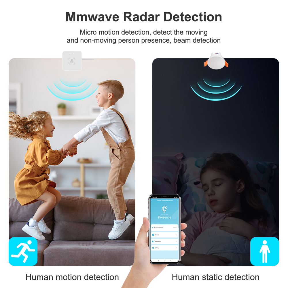 ZigBee MmWave Radar Human Pres - đánh giá và giá Pir Motion Sensor