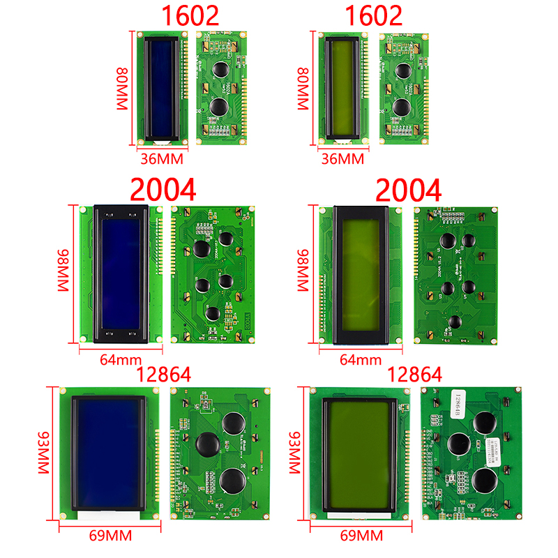Module LCD Xanh Dương Xanh Màn - đánh giá và giá Lcd 1602