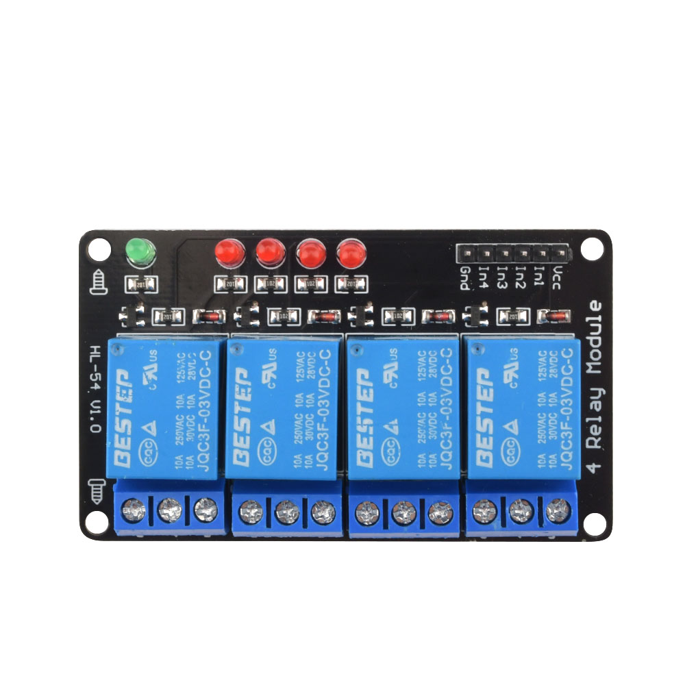 Low Level Triggered Luminous R - đánh giá và giá Relay Module 4 Channel